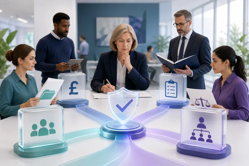 Council procurement, finance and legal policy routes converging for accountable review